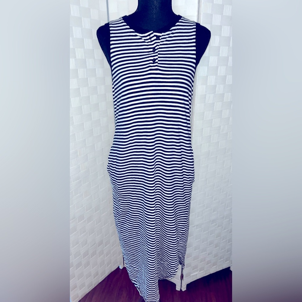 🖤Time and Tru Sleeveless Dress with Pockets/Size Small (4/6)